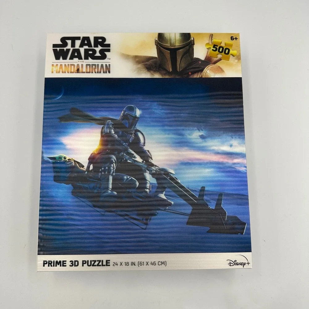 Star Wars‎ The Mandalorian 500 Piece Prime 3D Puzzle New Sealed Disney+